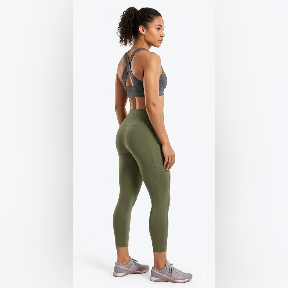 Ideology Green High Rise Jeans Sleek Tapered Fit